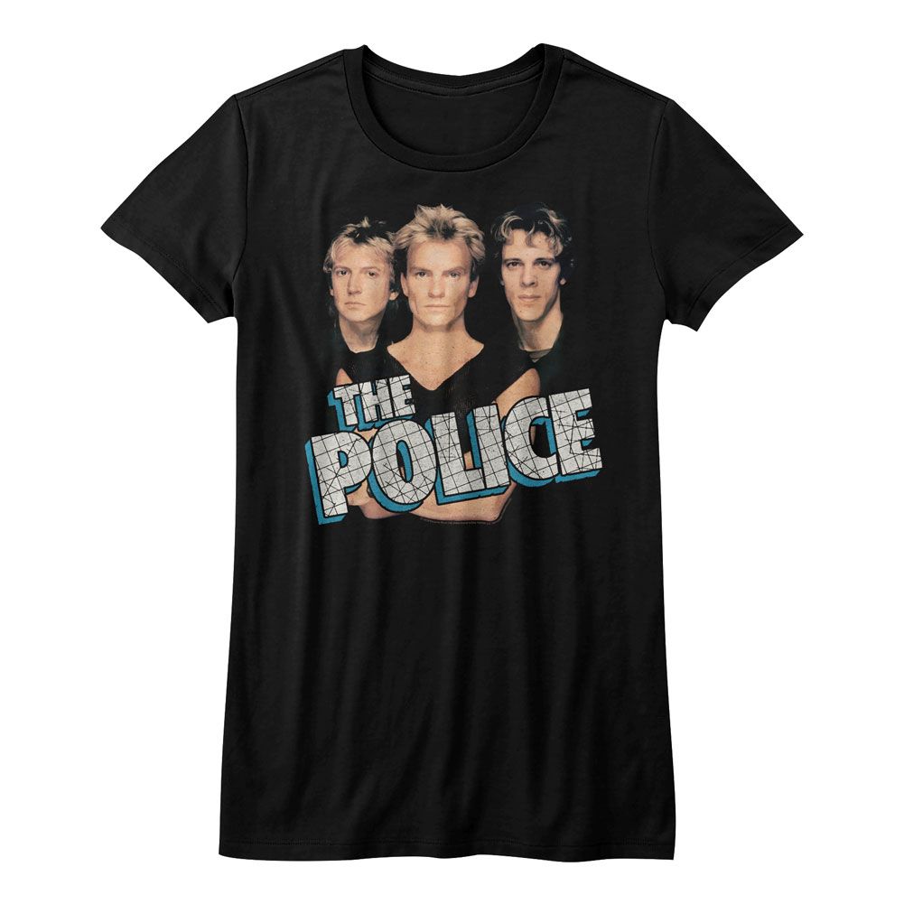 The Police Boys in Blue Black Women's T-Shirt