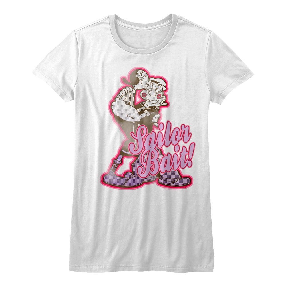Popeye Sailor Bait White Women's T-Shirt