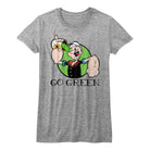 Popeye Go Green Athletic Heather Women's T-Shirt