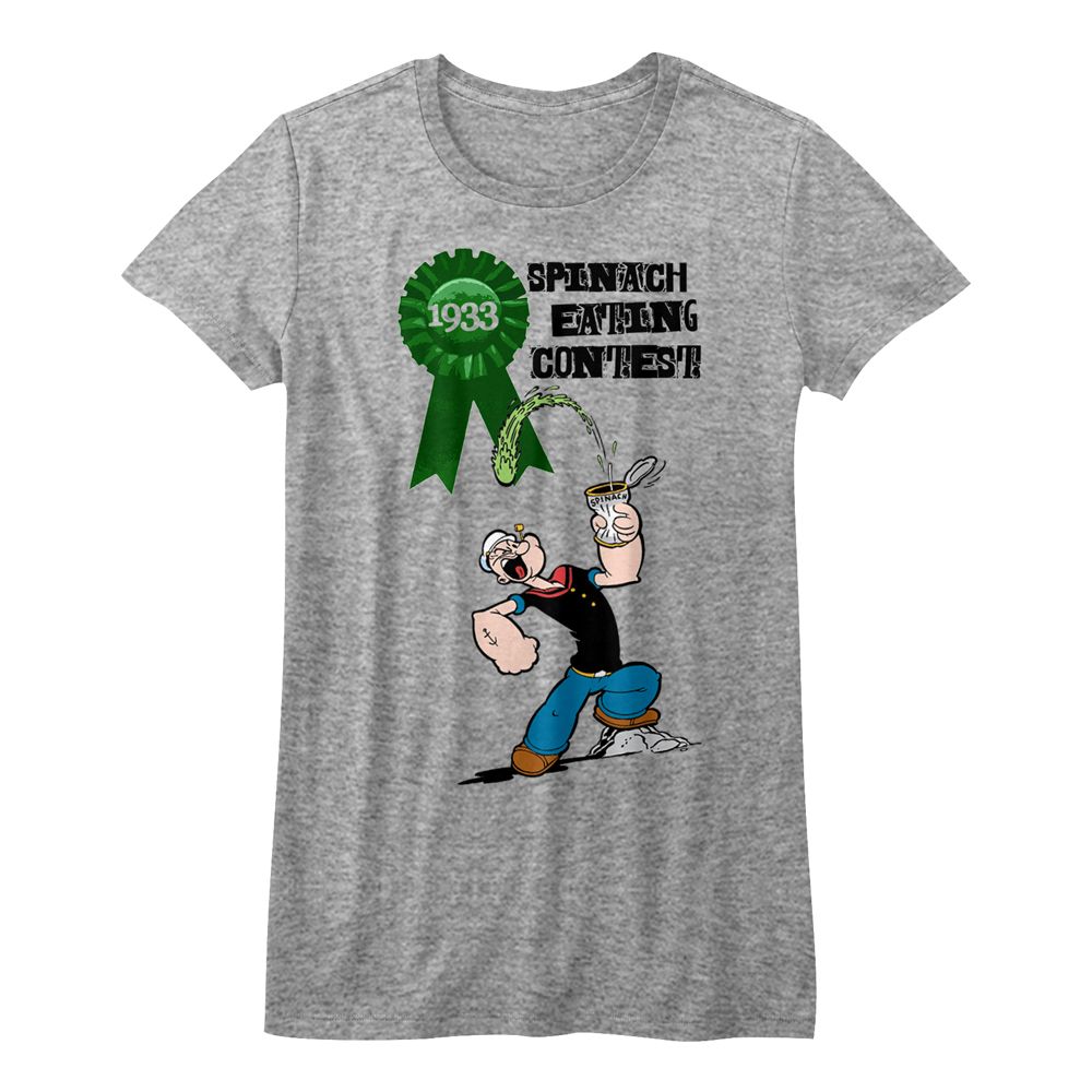 Popeye Spinach Contest Athletic Heather Women's T-Shirt