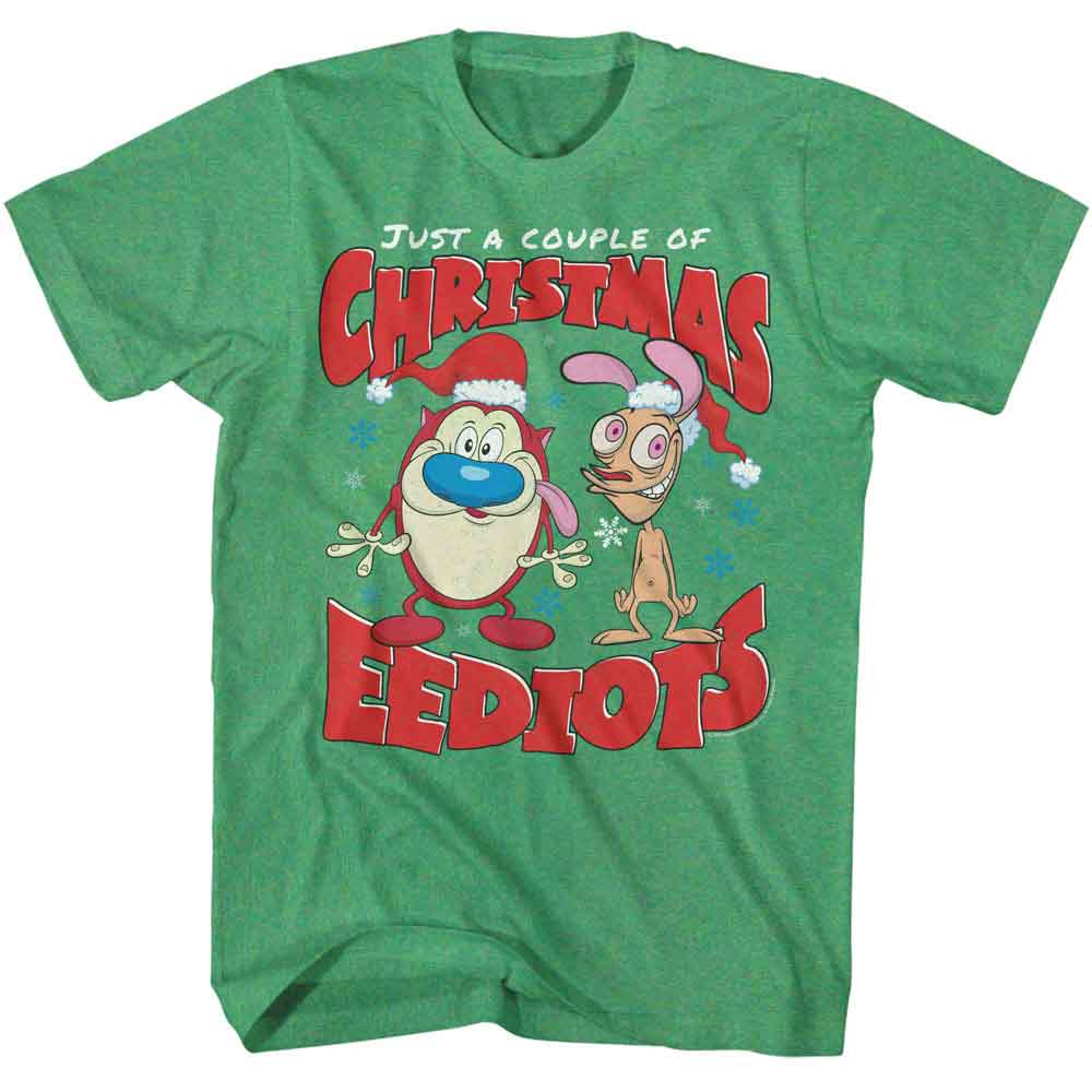 Ren and Stimpy Christmas Eediots Kelly Heather T-Shirt