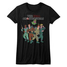 The Real Ghostbusters The Whole Crew Black Women's T-Shirt