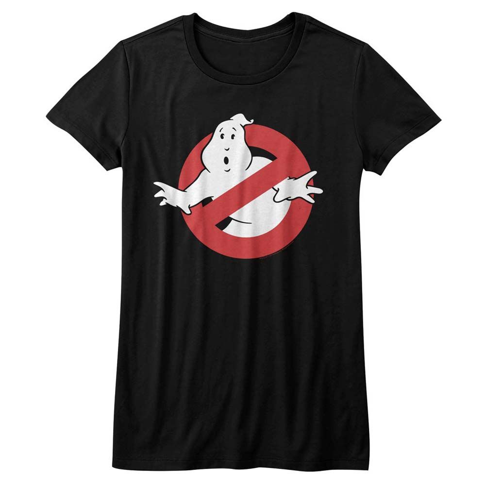 The Real Ghostbusters Symbol Black Women's T-Shirt
