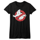 The Real Ghostbusters Symbol Black Women's T-Shirt