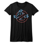 The Real Ghostbusters Neon Ghost Black Women's T-Shirt