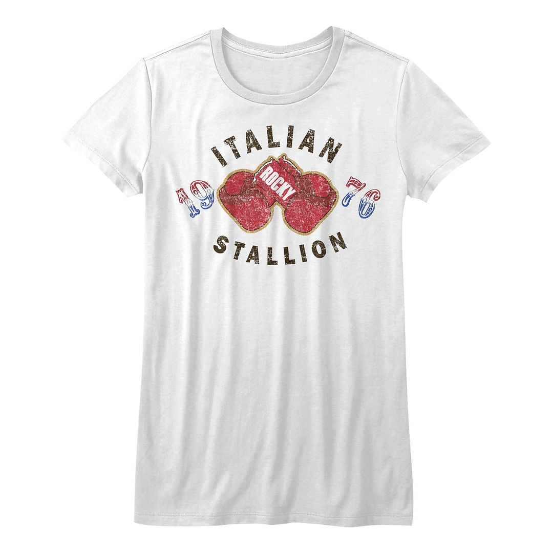 Rocky Gloves 1977 White Women's T-Shirt