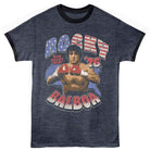 Rocky Americana 76 Heather Navy Denim Ringer T-Shirt