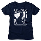 Rosa Parks Vision and Courage Navy Women's T-Shirt