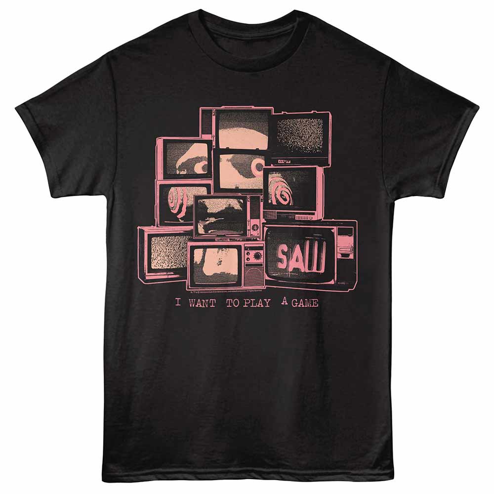 Saw Monitors Black T-Shirt