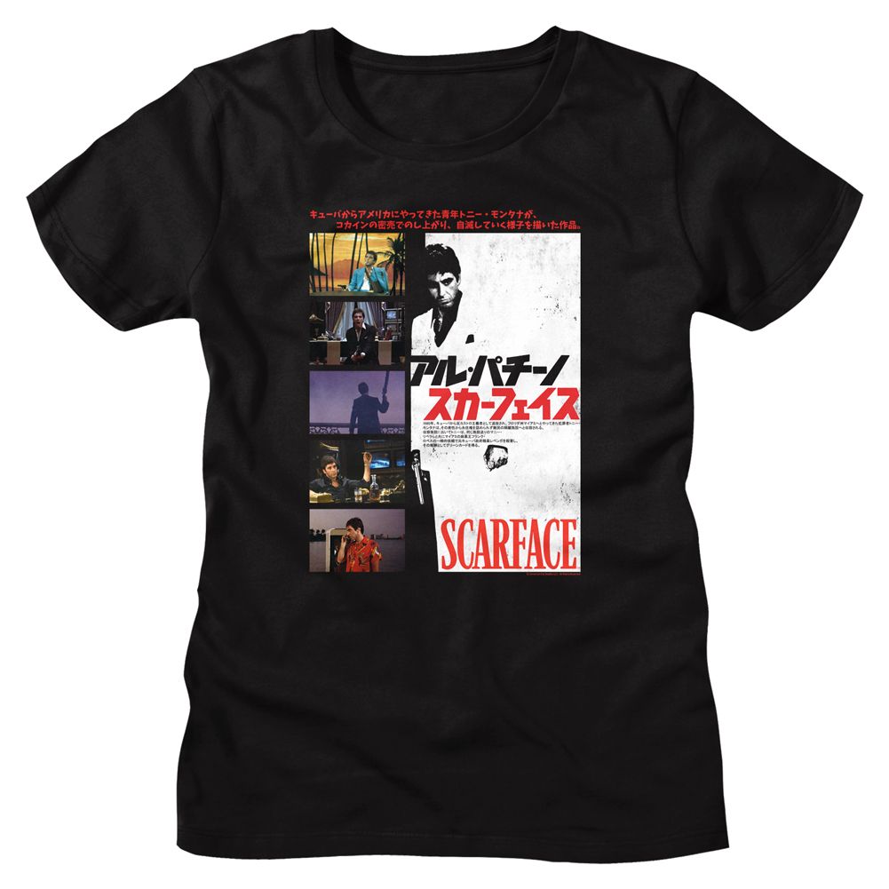 Scarface Japan Cover Black Women's T-Shirt