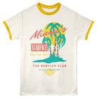 Scarface the Babylon Club Vintage White Mellow Yellow Ringer T-Shirt