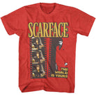 Scarface Film Strip Red Heather T-Shirt