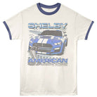 Carroll Shelby Winning Tradition Vintage White India Ink Ringer T-Shirt