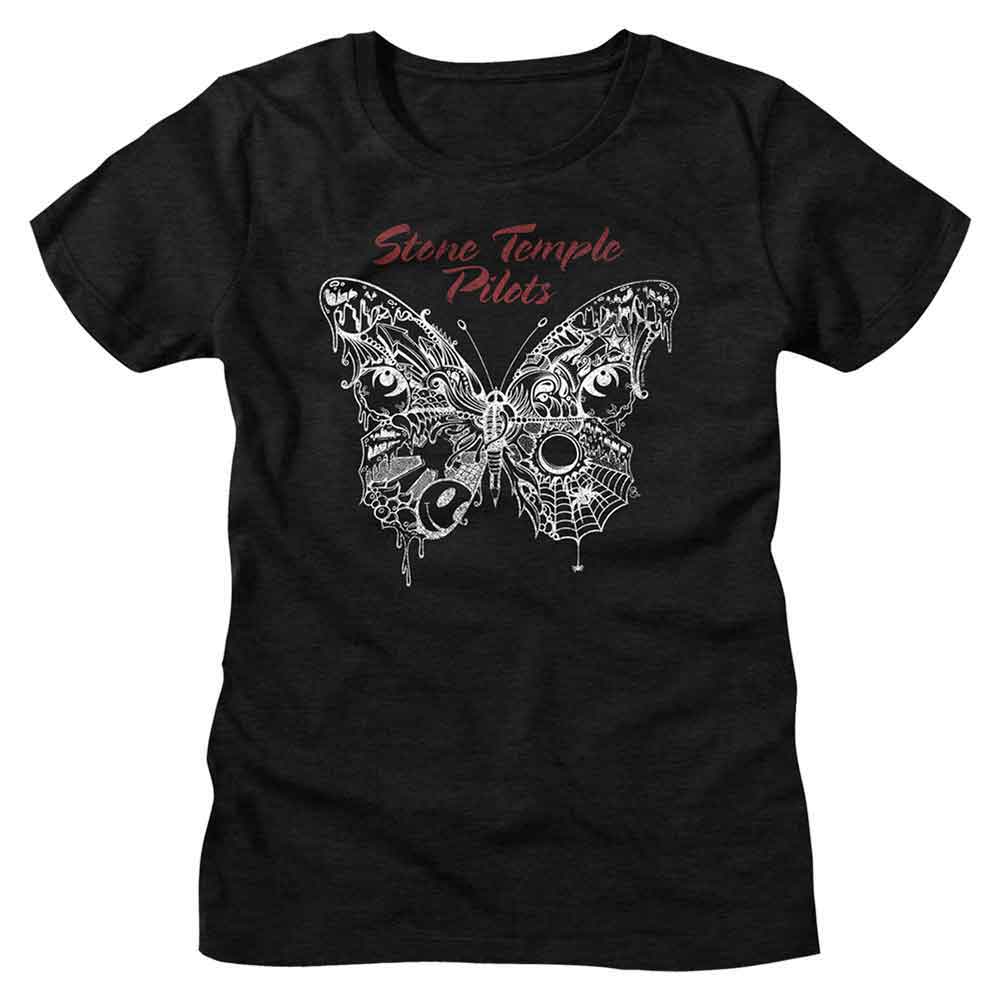 Stone Temple Pilots Butterfly Black Women's T-Shirt