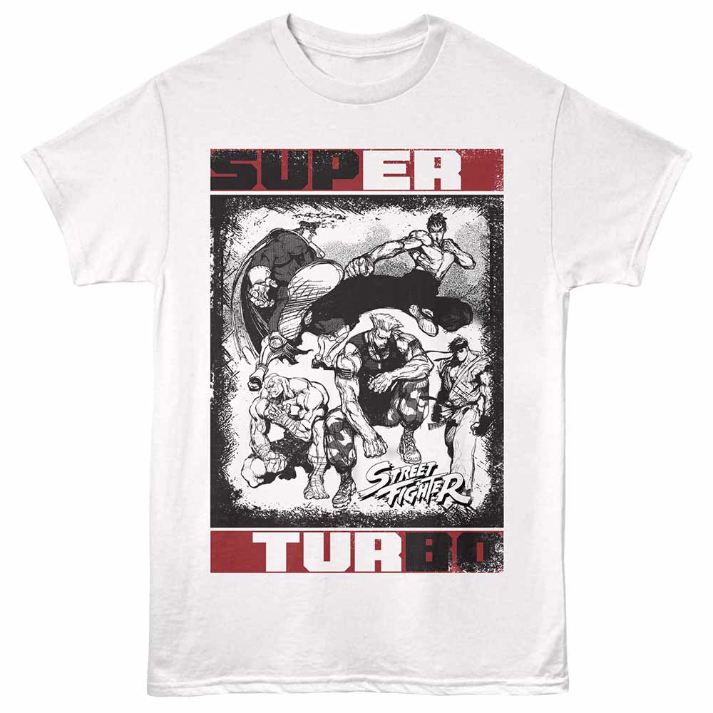 Street Fighter Super Turbo White T-Shirt