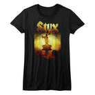 Styx Creepy Ferry Black Women's T-Shirt