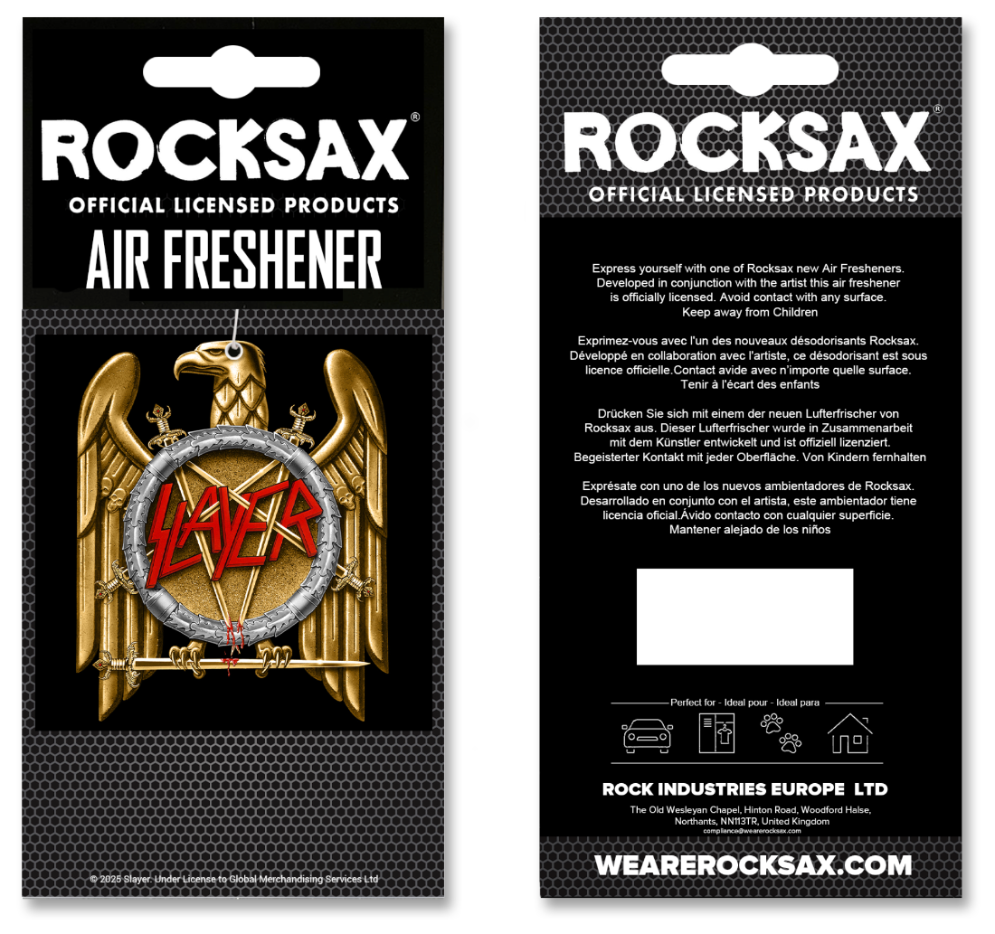 Wholesale Rocksax Slayer Air Freshener - Gold Eagle