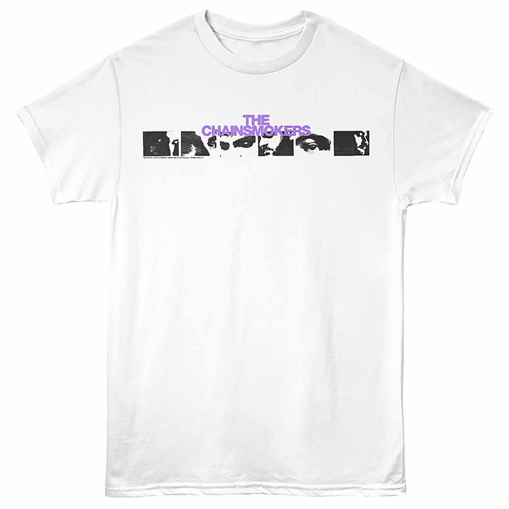 The Chainsmokers Photo Panels White T-Shirt