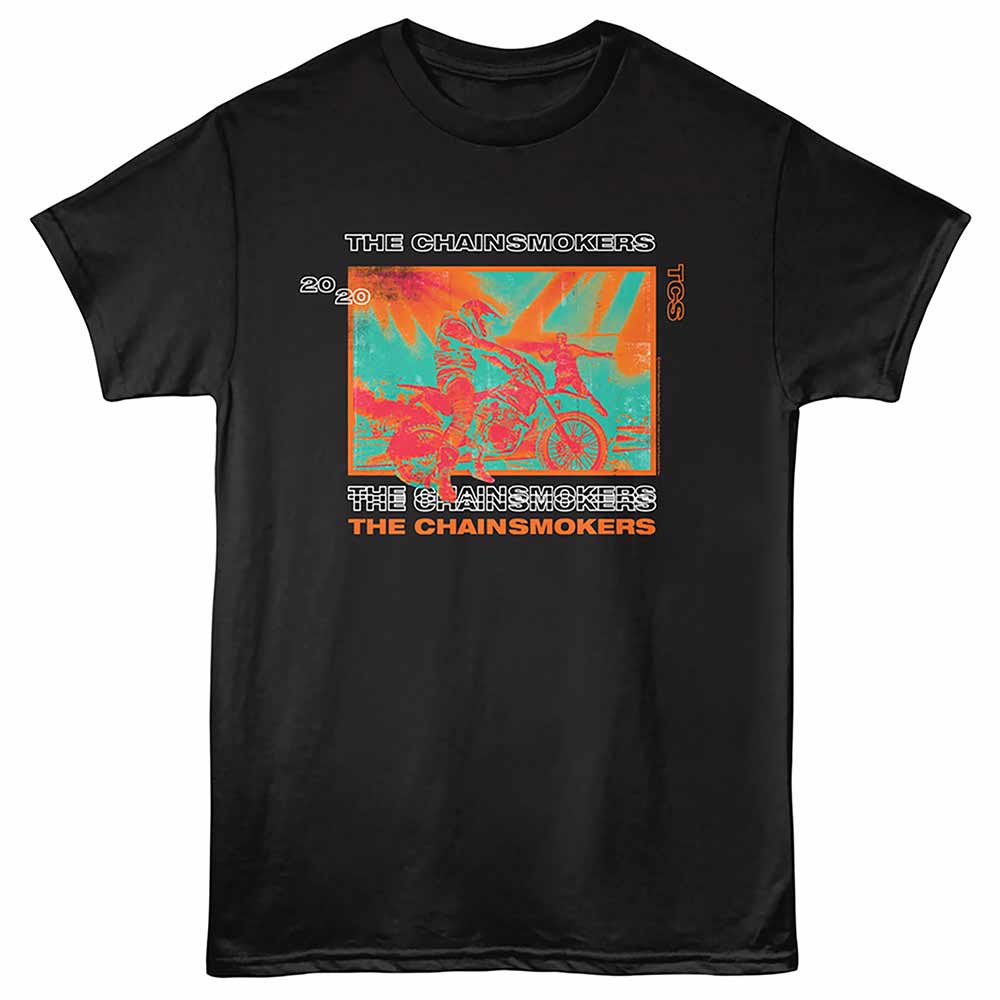 The Chainsmokers Motorbike Black T-Shirt