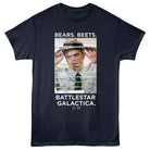 The Office Dwight Bears Beets Navy T-Shirt