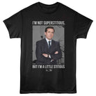 The Office TV Show A Little Stitious Black T-Shirt