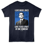 The Office Inside Jokes Navy Blue T-Shirt