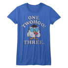 Tootsie Roll Two Hoo Royal Blue Women's T-Shirt