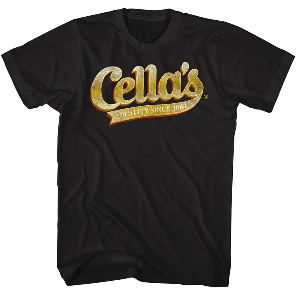 Wholesale Cellas Logo Black T-Shirt