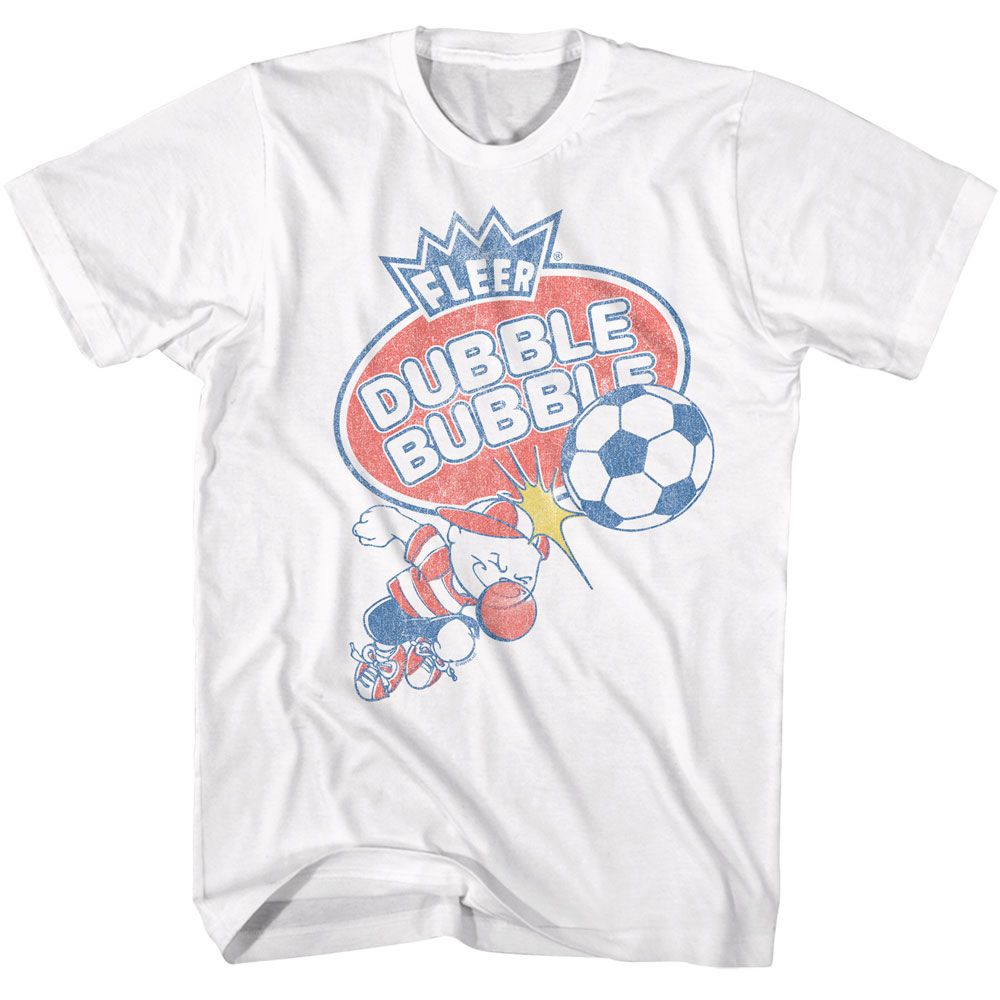 Wholesale Tootsie Roll Pud Playing Soccer White T-Shirt