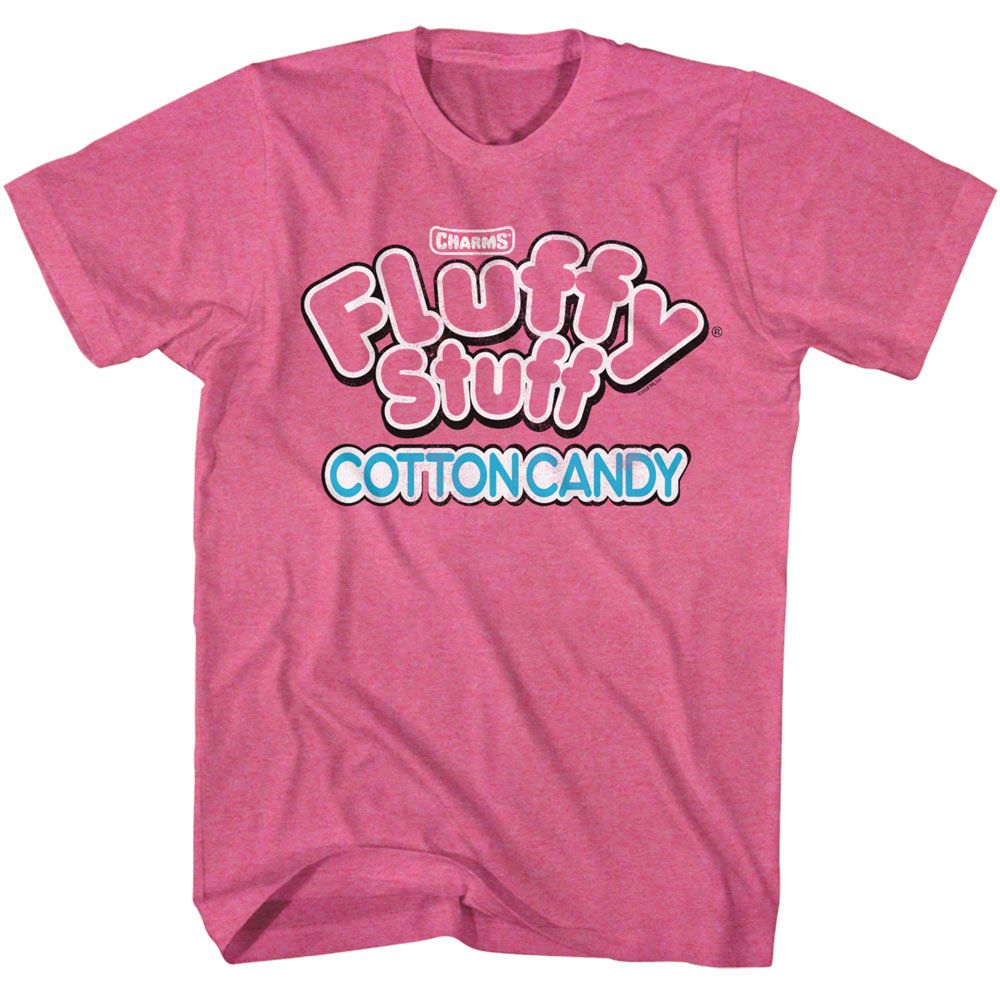 Wholesale Tootsie Roll Fluffy Stuff Logo Retro Pink Heather T-Shirt