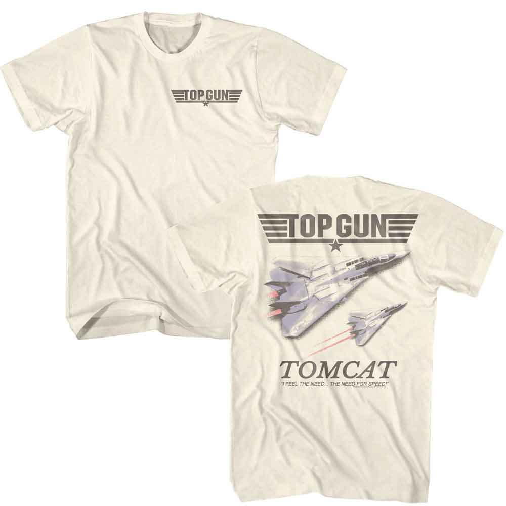 Top Gun Tomcat Natural T-Shirt