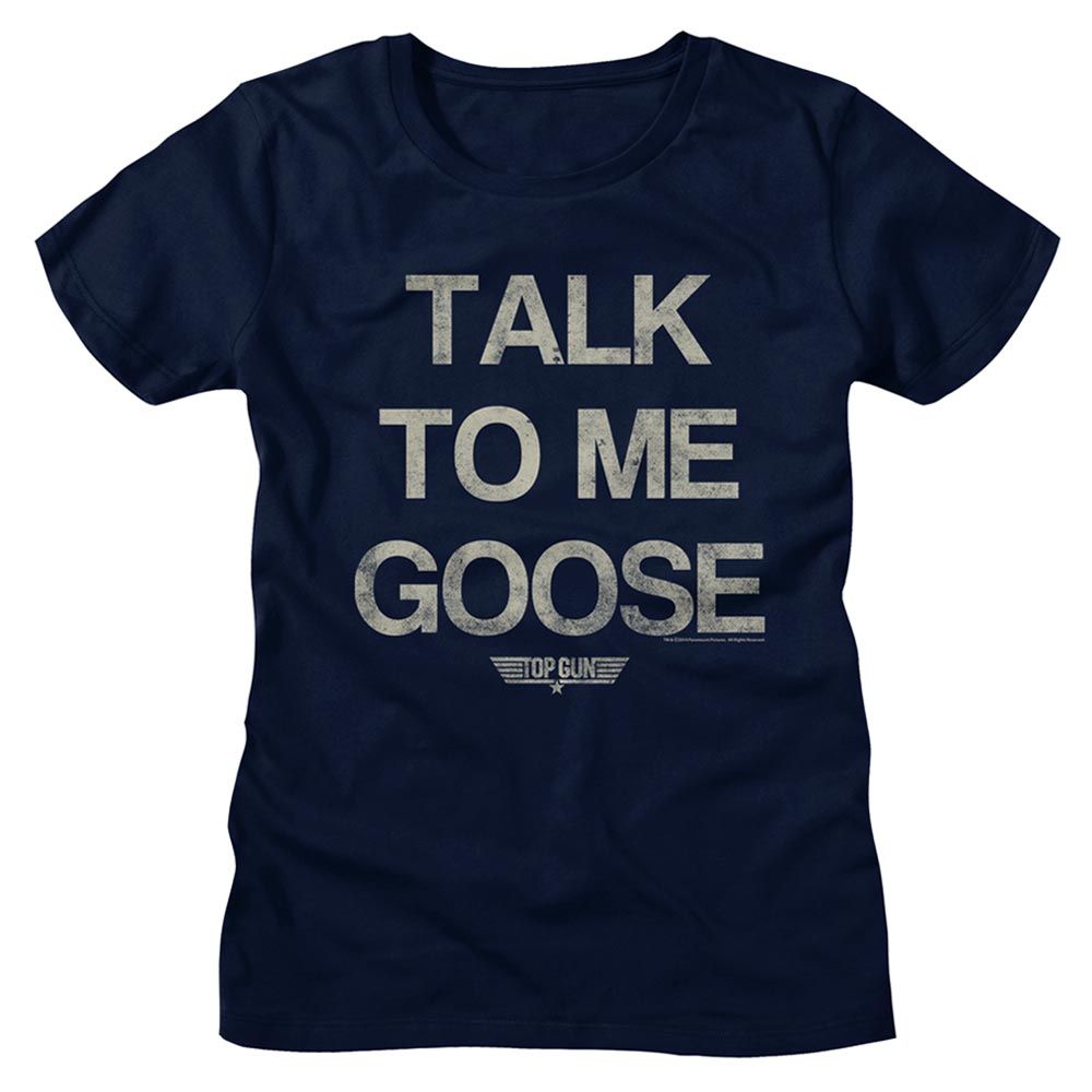 Top Gun Top Gun Talk Goose Navy Women's T-Shirt