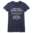 Top Gun Ego Check Navy Women's T-Shirt