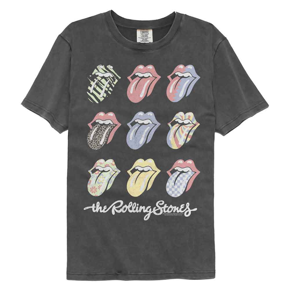 Wholesale ROLLING STONES ROLLING STONES MULTI COLOR TONGUES PEPPER T-Shirt