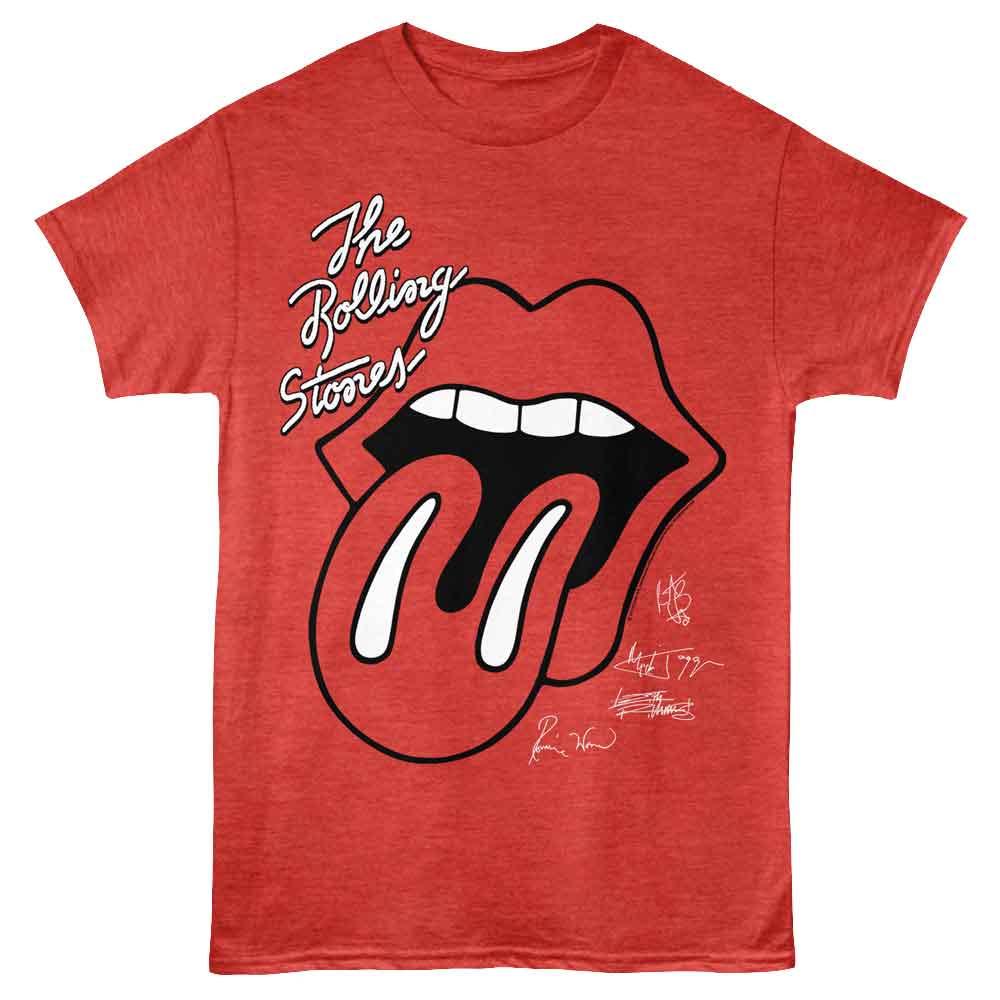 Wholesale Rolling Stones Classic Stones Red Heather T-shirt