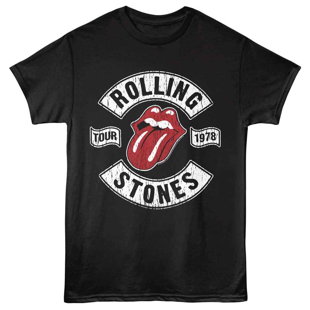 Wholesale ROLLING STONES ROLLING STONES TOUR 78 BLACK T-Shirt