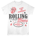 Rolling Stones 1975 American Tour White T-Shirt