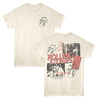 Rolling Stones Collage Front and Back Print Natural T-Shirt