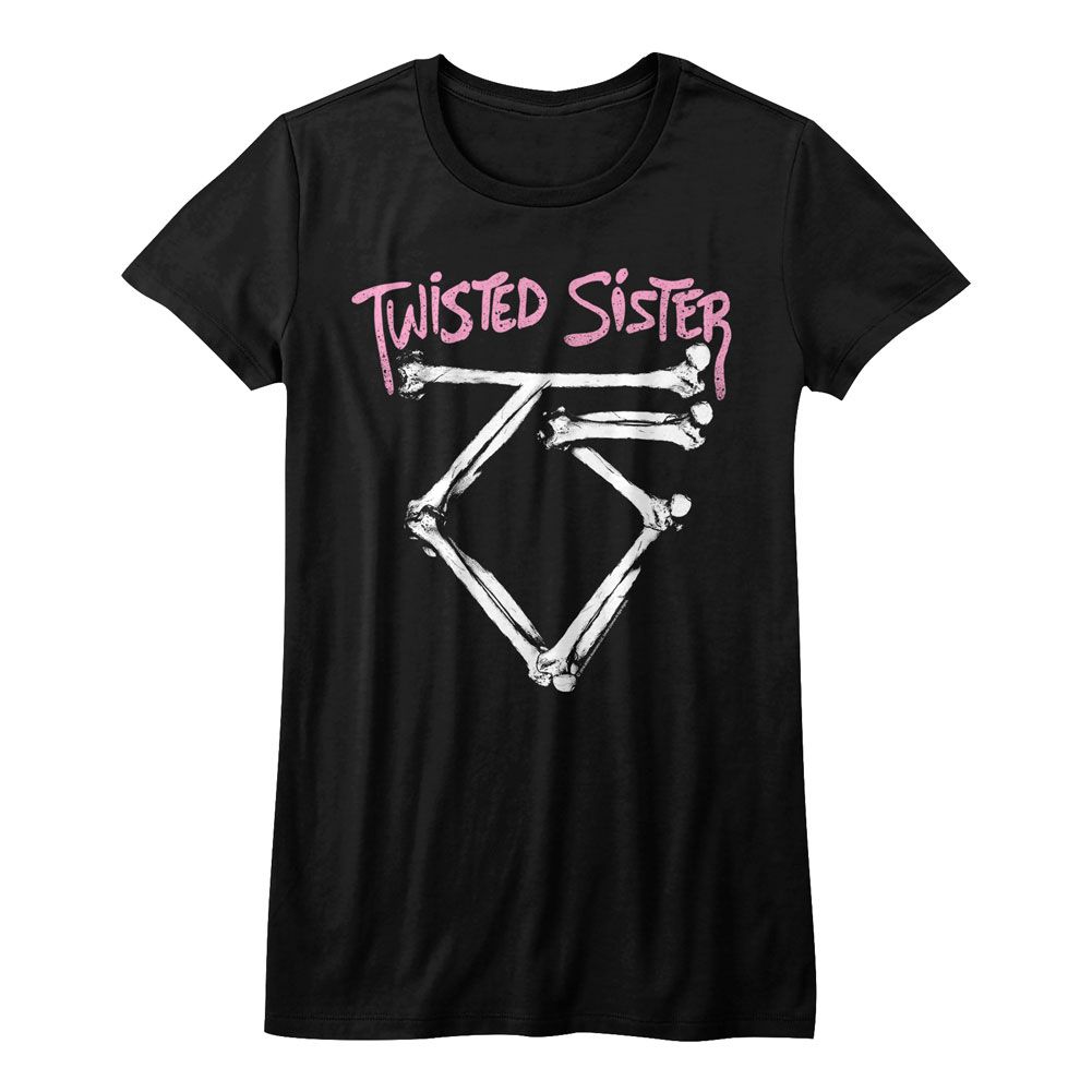 Twisted Sister Bone Logo Black Women's T-Shirt