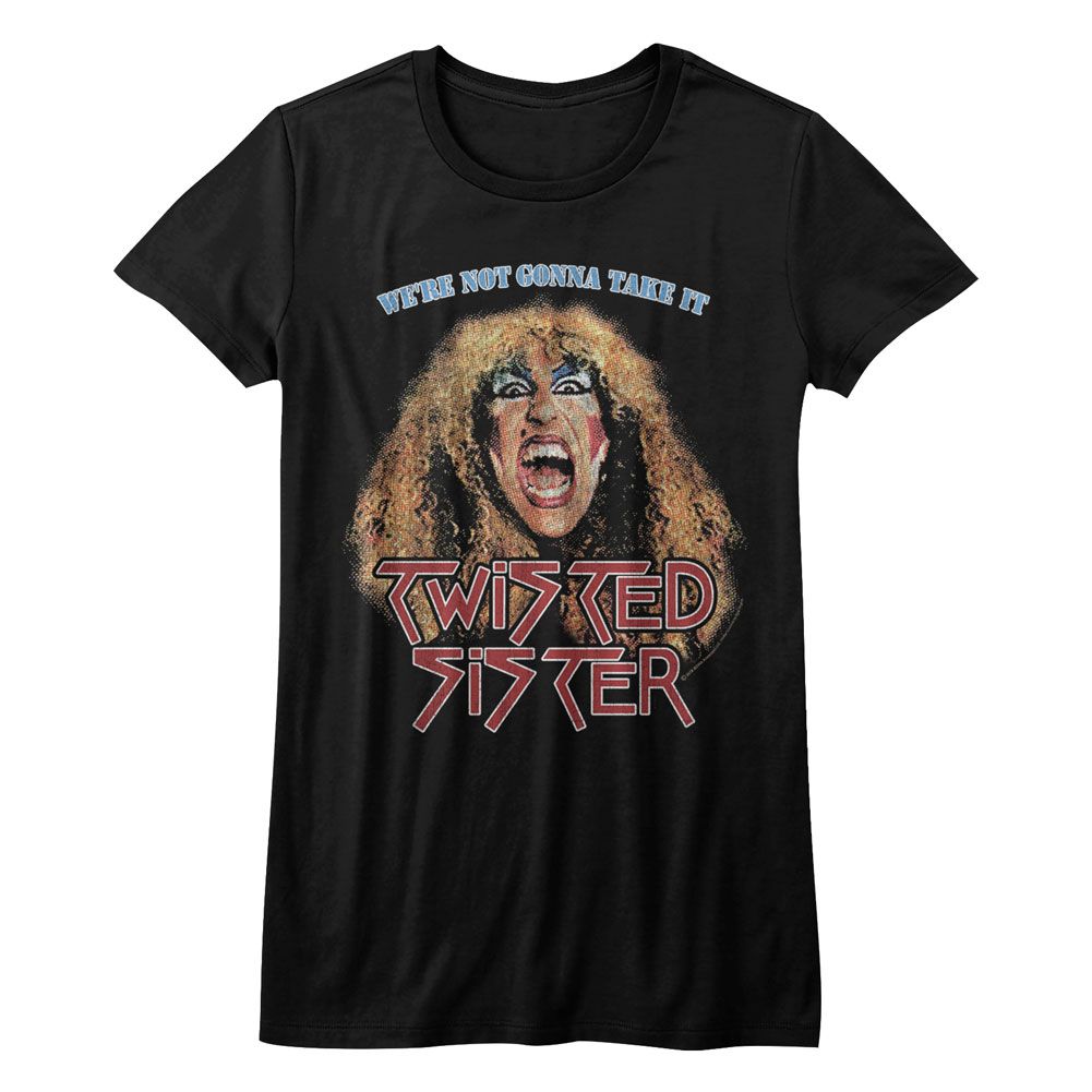 Twisted Sister Not Gonna Take It Black Women's T-Shirt