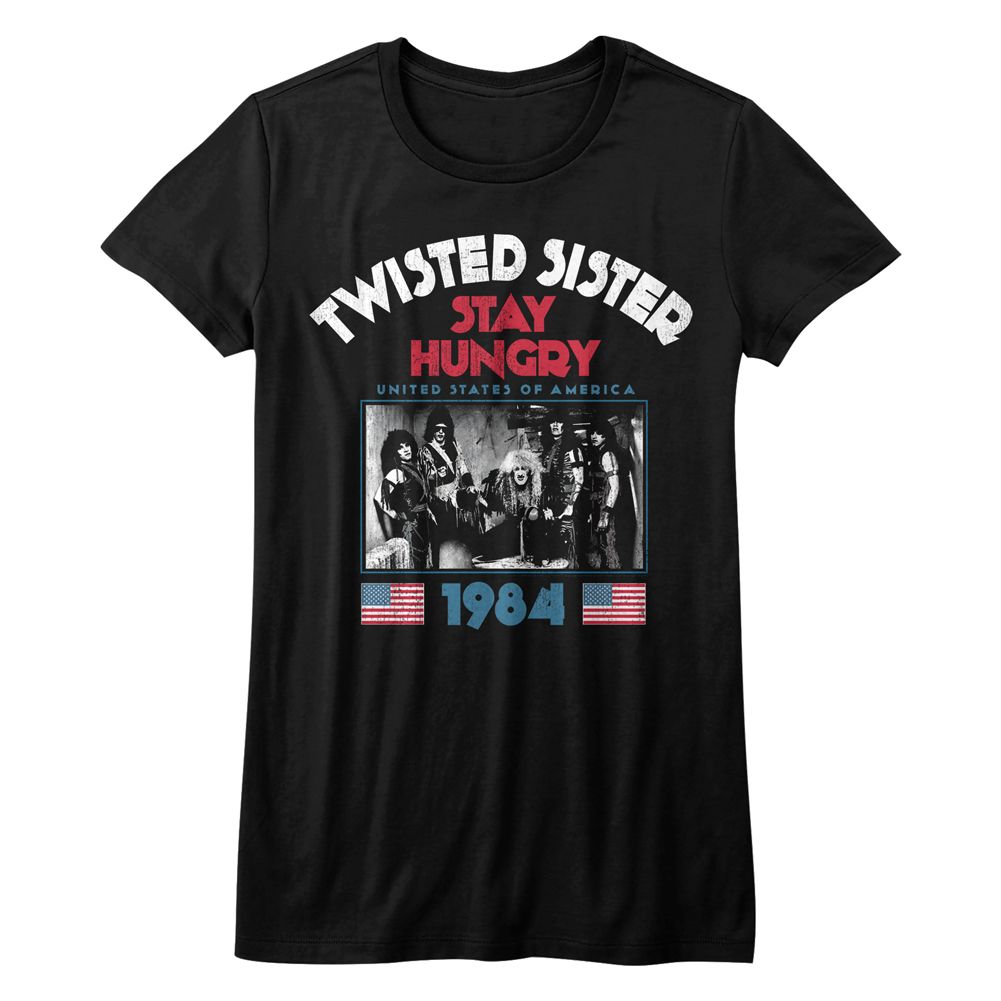 Twisted Sister Stayhungry Black Women's T-Shirt