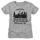 Twilight The City Of Forks Athletic Heather Women's T-Shirt