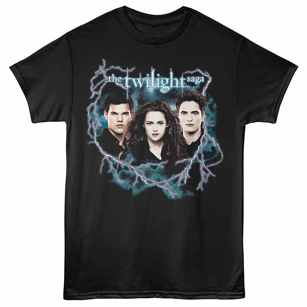 Twilight Lightning Trio Black T-Shirt