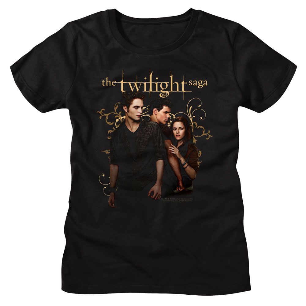 Twilight Edward Jacob Bella Black Women's T-Shirt