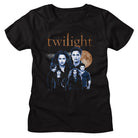 Twilight Cullen Family With Moon Black Women's T-Shirt