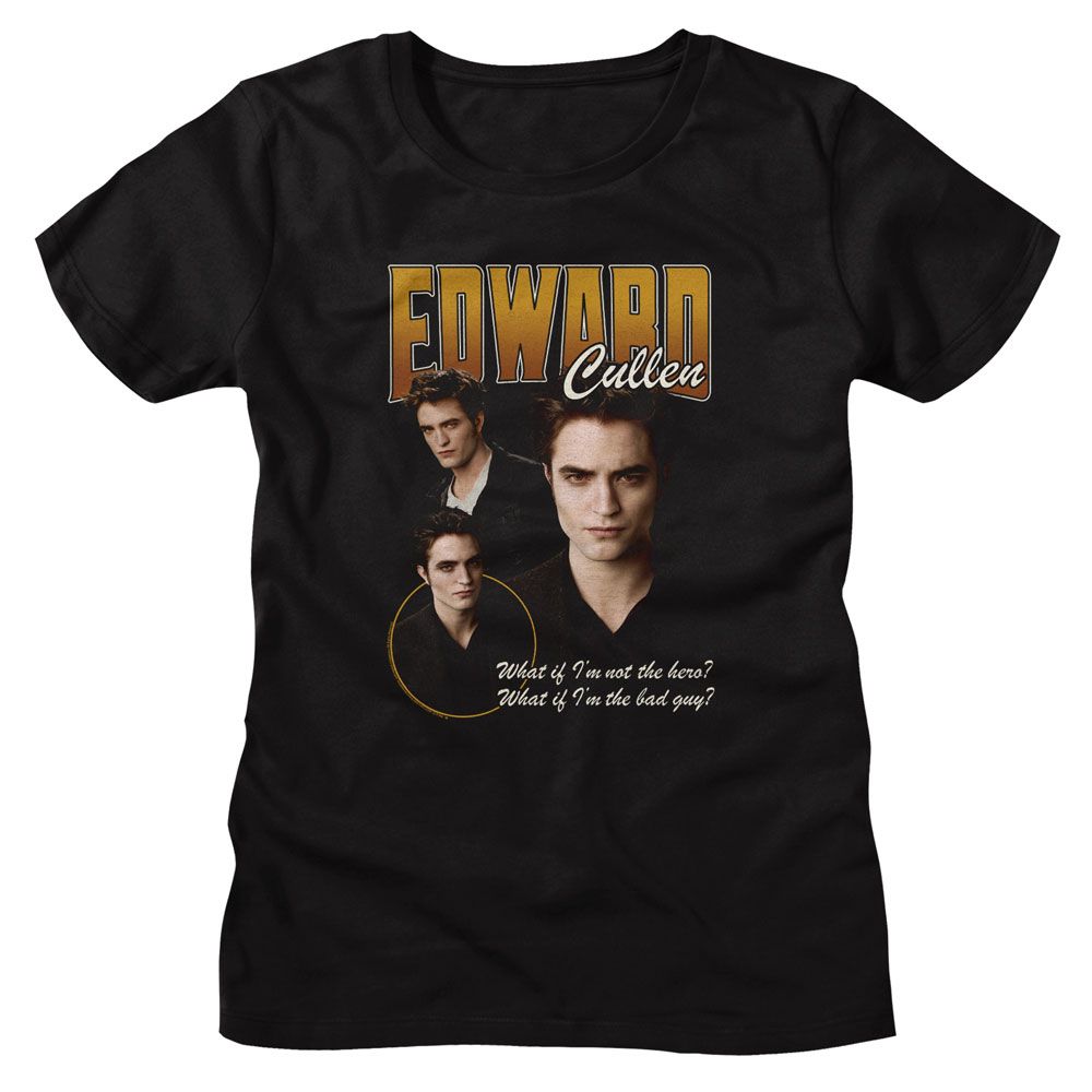 Twilight Edward 3 Character Pose Black Women's T-Shirt
