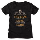 Twilight Lion Lamb Quote Black Women's T-Shirt