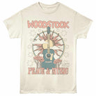 Woodstock Sun Flowers Guitar Natural T-Shirt