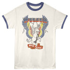 Weezer Pegasus Vintage White India Ink Ringer T-Shirt