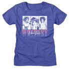 Whitney Houston Three Rectangles Royal Blue Heather Women's T-Shirt